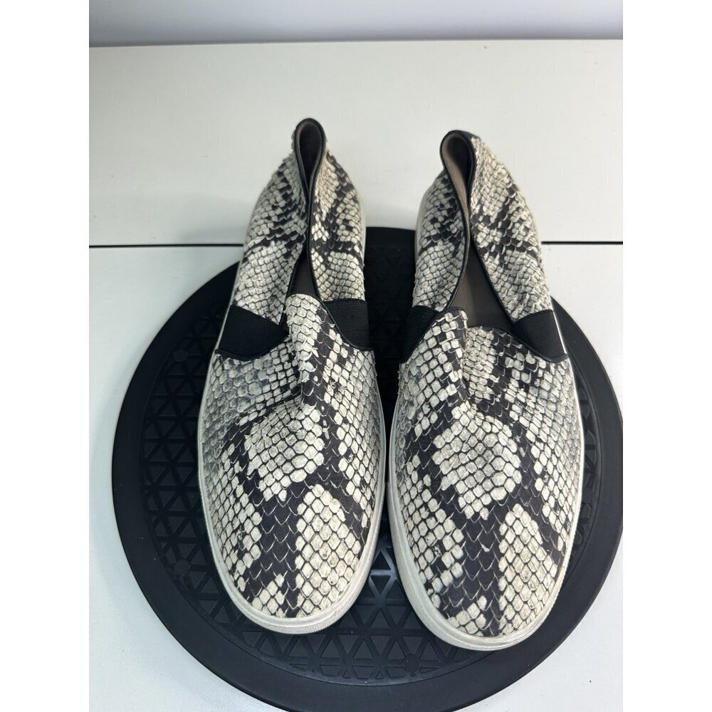 VINCE Faux Python Slip On Sneakers Loafers Women’s Size 11M